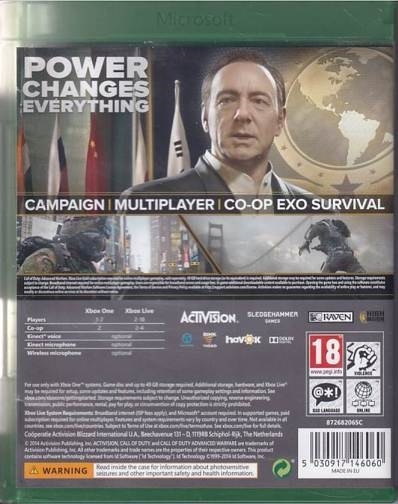 Call of Duty - Advanced Warfare - Xbox One Spil (A-Grade) (Genbrug)